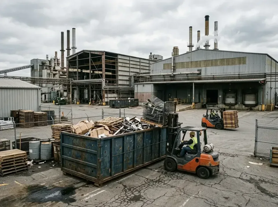 industrial-factory-scrap-conta-003 — frequently asked questions, Cheap Roll-off Dumpster Rentals in Wind Lake, WI